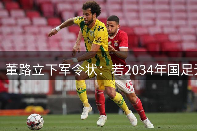 董路立下军令状：若2034年国足无缘世界杯将退出足坛